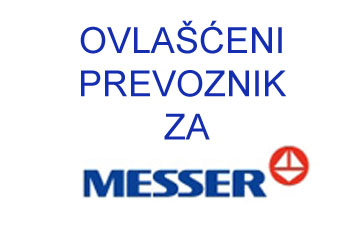 Ovlasceni prevoznik za Messer